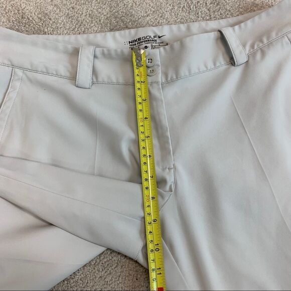 NIKE Golf beige capris Sz 12 - Picture 8 of 12